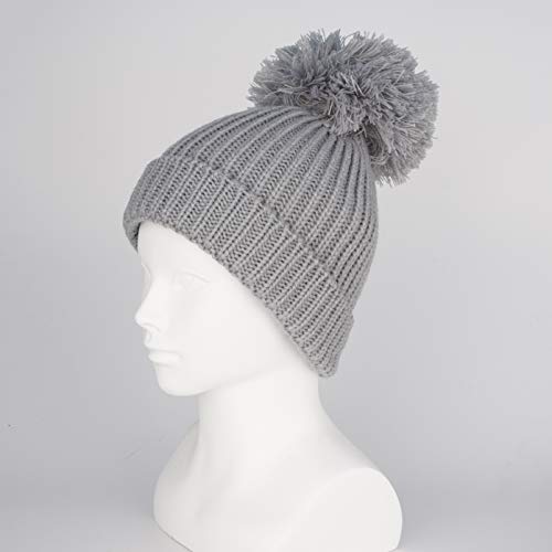 Image of Toddler Infant Winter Hat with Earflap Knit Warm Beanie Fleece Lined Hat for Baby Boys Girls