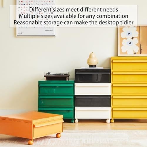 Mobile Home Office Rolling Storage Cabinet – Cassetto sotto la scrivania per documenti ed oggetti essenziali, facile mobilità e nizzazione, perfetto per piccoli spazi
