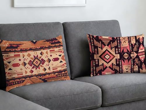 Lot de 2 housse de coussin 60x80 velours rectangulaire taie oreiller canapé