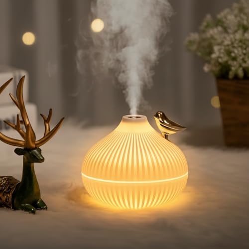 Bare Elixir Humidifier for Plants, Baby Room & Home – 300ml Ultrasonic Cool Mist Diffuser with LED, Essential Oil Diffuser, Auto Shut-Off – Ideal for Bedroom, Office, Car