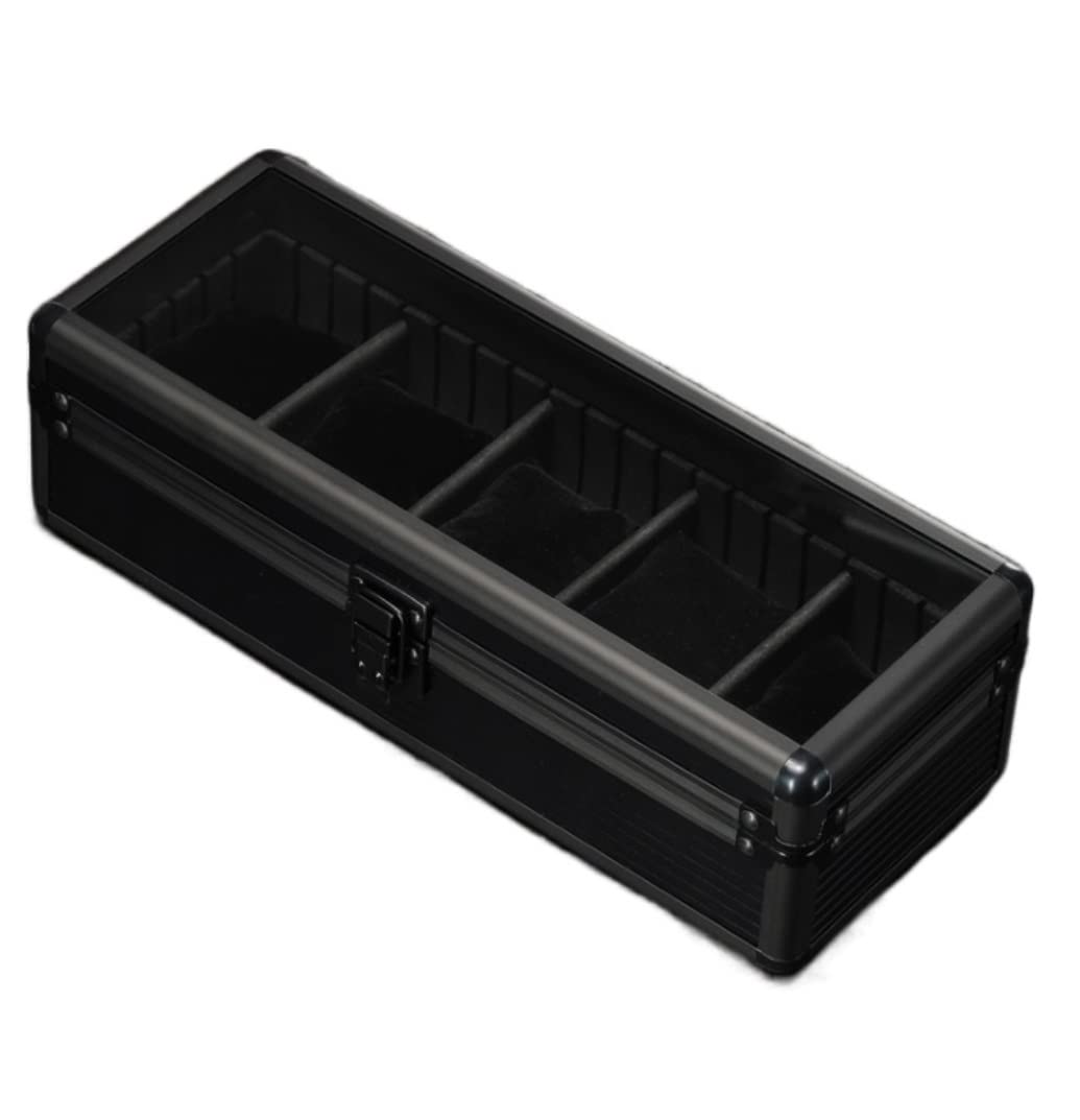QUSYZD Watch Case Watch Roll Watch Storage Boxes Watch Case for Men Watch Case Display Organizer Boxes for Women Watch Box Watch Winder,Black