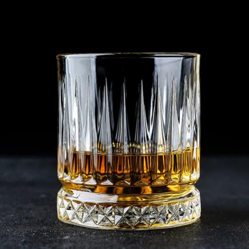 Vasos de whisky de vidrio transparente para almacenar licor y decoración original de casa 5