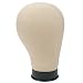 BHD BEAUTY Canvas Cork Block Mannequin Head for Display Style Dry Wig With Mount Hole 22"