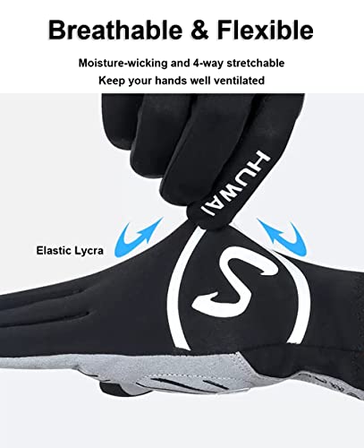 SUJAYU Guantes de Ciclismo de Dedo Completo Acolchados Guantes MTB Transpirables para Hombre y Mujer miniatura 4