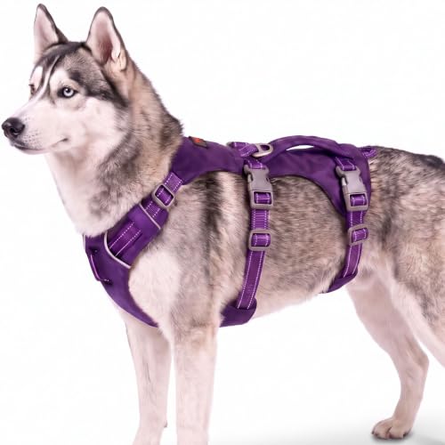 Tuff Pupper Escape Proof Dog Harness for Medium Dogs | No Pull