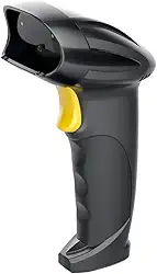 Leitor de codigo de Barras C3Tech LB-W200BK V2 sem fio 2.4GHz, 1D, Suporte a leitura de imagem inversa, Suporte a leitura de DANFE