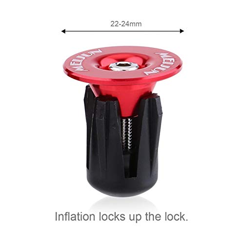 Alomejor 2PCS Manubrio della Bicicletta Ends Parti...