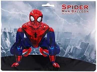 BCD-PRO Superhero Spiderman 3D Stand Balloon Medium Size for Kid Toddler Birthday Decoration