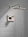 Delta Faucet Vero 17 Series Dual-Function Shower Trim Kit with Single-Spray Touch-Clean Rain Shower Head, Stainless T17253-SS (Valve Not Included)