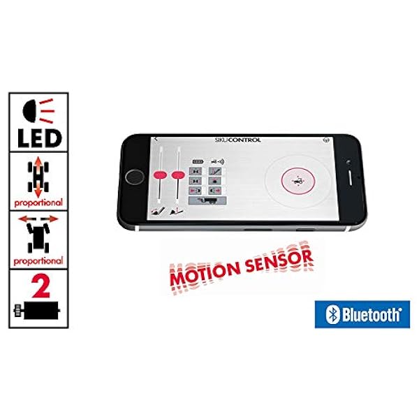 SIKU 6737 Volvo FH16 with Bluetooth App Remote Control, Black