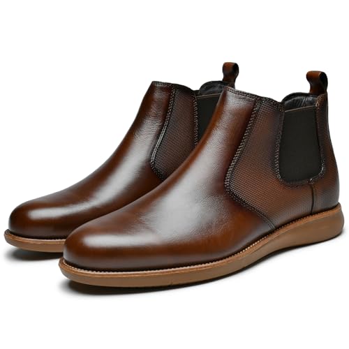 Arkbird Men's Brown Oxford Dress Boots4