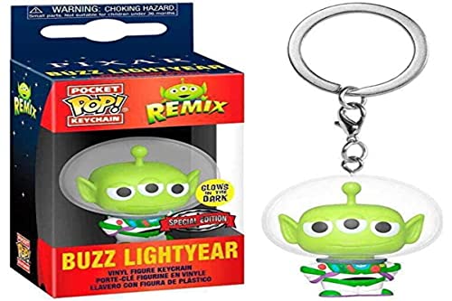 Llavero Pocket POP Disney Pixar Alien Remix Buzz Glow Exclusive