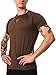 Produktbild Satire Gym Shirt Herren - Sportbekleidung für Männer - Activewear als Funktionsshirt Herren, atmungsaktiv & komfortabel, perfekt Für Sport & Freizeit (M, Braun)