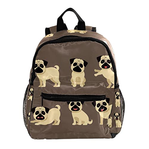 Sac à dos pour garçons et filles avec motif ballons colorés et fond sombre 30,5 cm