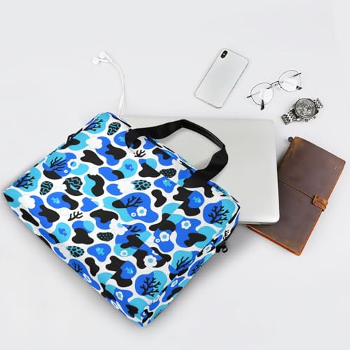 Funda portátil para laptop 15.6'' camuflaje azul miniatura 7