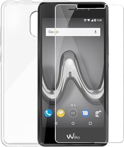 Pack 2 en 1 Coque Wiko Jerry 3 Souple Transparente + Protège écran 2.5D Bigben