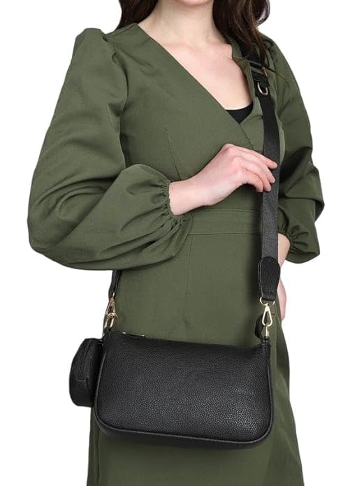 Image of Slingbag for women | Black shoulder bag