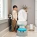 Summer Infant Summer 3-in-1 Train with Me Potty Seat Topper and Stepstool for Toddler Training and Beyond Easy to Empty and Clean Space Saving