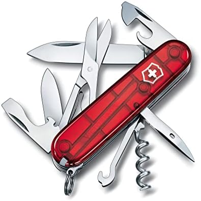 Victorinox Taschenmesser Climber (14 Funktionen, grosse Klinge, Kapselheber, Korkenzieher, Schere, Schraubendreher)