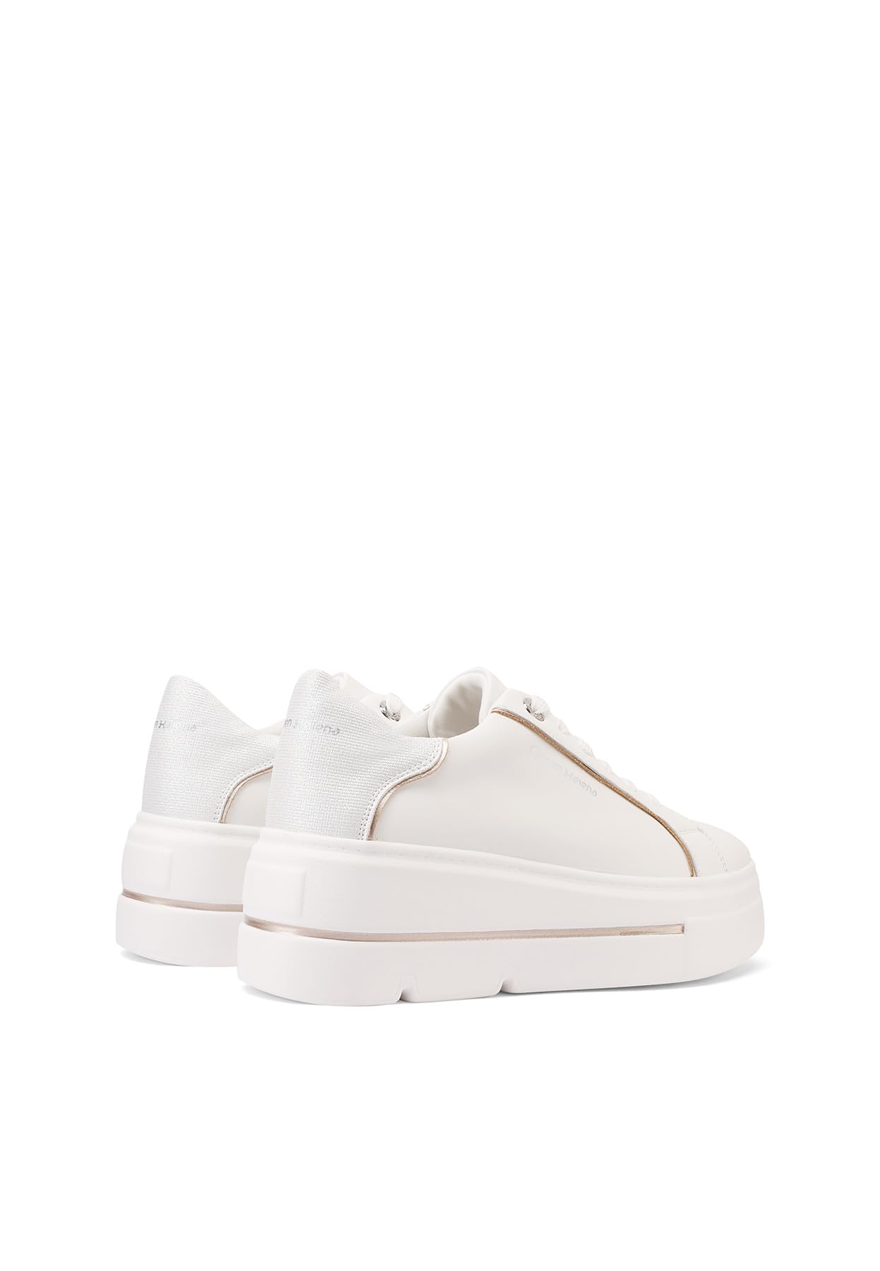 QUEEN HELENA Zapatillas de deporte con cordones brillantes casuales para mujer X32-61