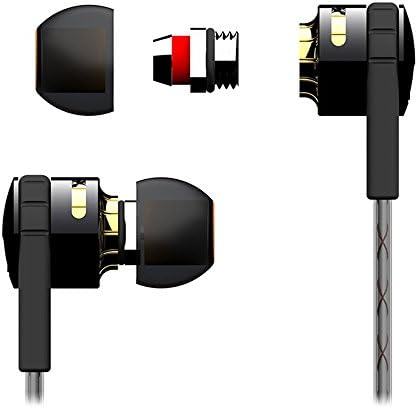 Customizable Ear Buds (Glossy Black and Gold)