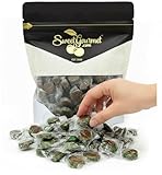 SweetGourmet Classic Chocolate Mint Starlight Hard Candy, Individually Wrapped, 2 Pound Bag, 140 Count, Chocolate with Spearmint, Gluten-Free, Fat-Free