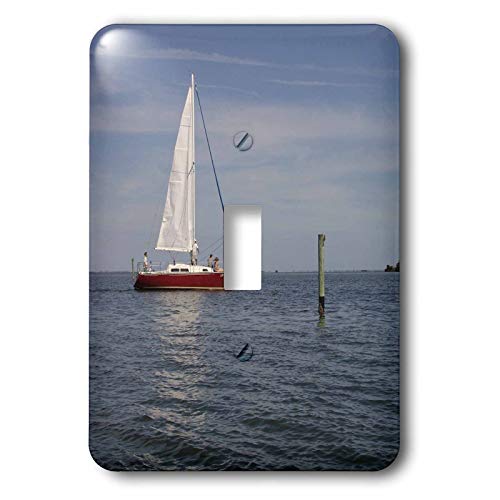 Interrupteur simple Keep Sailing 3dRose lsp_8635_1 pour deco marine