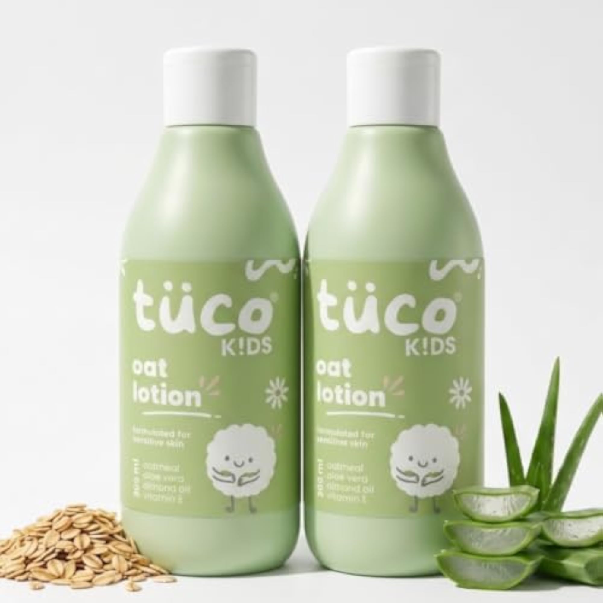 Kids Oat Body Lotion, Pack of 2, Gentle Hydration