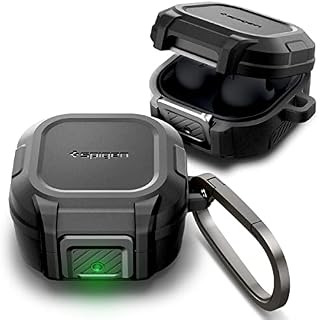 Spigen Lock Fit Case Compatible with Samsung Galaxy Buds 2 Pro, Galaxy Buds Pro, Galaxy Buds 2, Galaxy Buds Live - Black