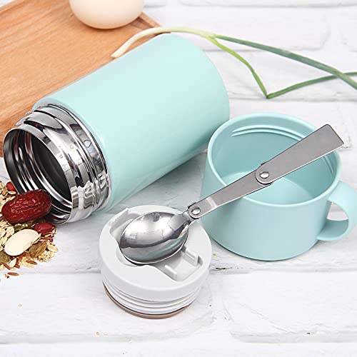 Gestoofde Beker Outdoor Rvs Vacuümfles Geïsoleerde Voedsel Jar Met Lepel Thermos Lunch Verwarmd Voedsel Gestoofd Met… - Image 6