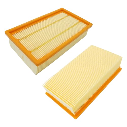 2 piezas de filtros accesorios recambios aspiradora karcher para Kärcher NT 25/1 Ap NT 35/1 Ap NT35/1 NT 45/1 NT 55/1 NT 361 NT 561 NT 611 Tact Te M Eco Aspirador de repuesto (sustituye a 6.904-367.0)