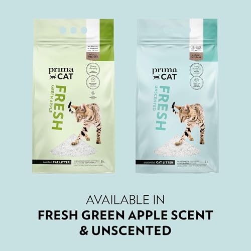 Image of PrimaCat - Hygienic Unscented Cat Litter, Long Lasting Clay, 10L (8.7kg)- Amazon Exclusive