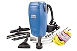 Johnny Vac Backpack Vacuum - HEPA Filter, Ergonomic Design, 1.5 Gallons, 1200W - Commercial Use