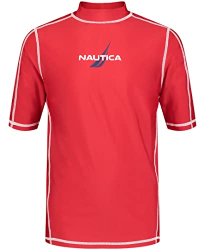 Rashguard garçon Nautica t-shirt anti-UV piscine et plage maillot de bain surf