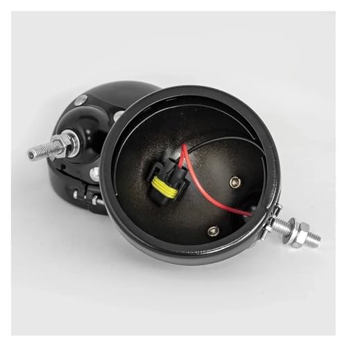 Luces antiniebla motocicleta de paso regulables faros LED negros 4.5" para Road King y Dyna