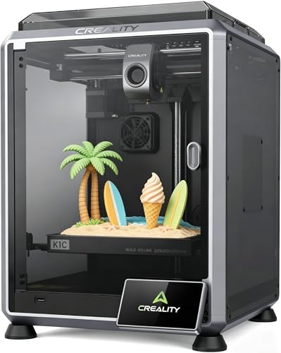 Creality K1C 3D Printer, 600mm/s Fast Speed Auto Leveling 3D Printers...