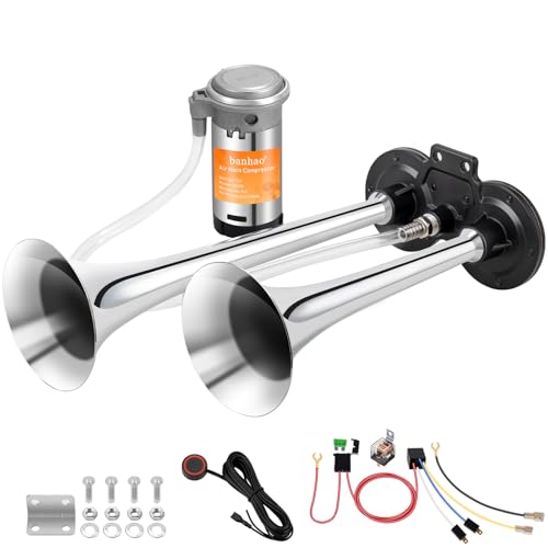 Train Horn for Car, Loud Car horn, BANHAO 12V Super