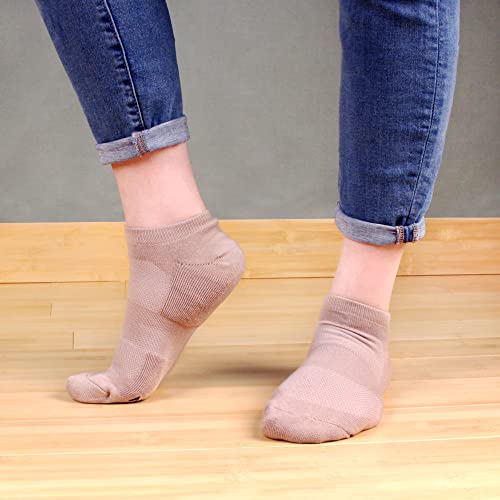 Image of Women's Rayon from Bamboo Fiber Ultra Breathable Superior Wicking Athletic Ankle Sports Socks