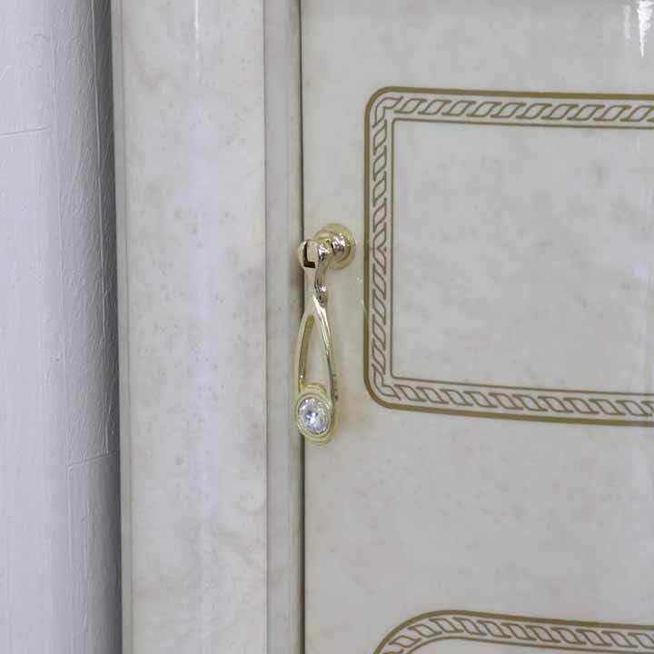 サルタレッリ フローレンス コーナーキャビネット カップボード アイボリー Amazon.co.jp: サルタレッリ フローレンス コーナーキャビネット