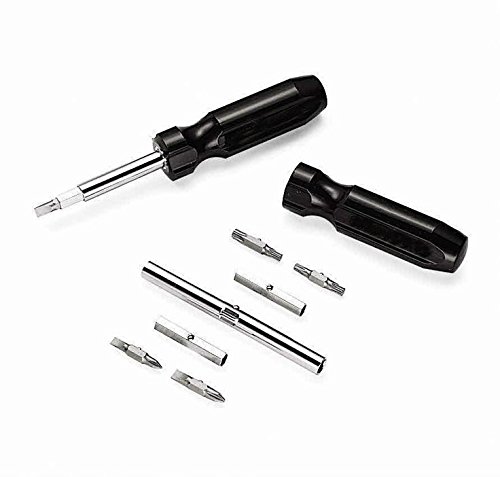 Image of Eazypower 81491 8-in-1 Molded Handle Screwdriver (12 Pack), Black
