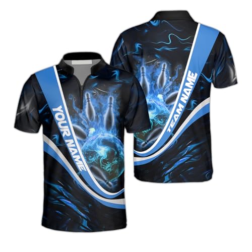 SHAANT Personalized Bowling Hawaii for Men, Women, Custom Name Bowling Jerseys for Team, Retro Vintage Shirt for Bowlers2