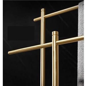 Blanket rack standing towel rack quilt rack 2 tier copper towel stand with marble base freestanding towel rack towel holder for bathroom laundry room towel  urban country home decor