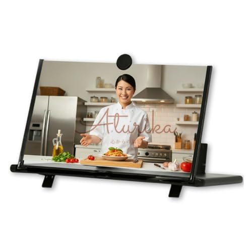 ATURIKA�y���{�u�����h�z�X�}�z�g�勾 14�C���` �X�N���[���A���v �܂肽���ݎ� �X�}�z��ʊg�僋�[�y ��3�`4�{�g�� �y�ʁE�d���s�v �V��΍� �ڂ̔��y�� �����^�ѕ֗� iPhone/Android�Ή� (�u���b�N)