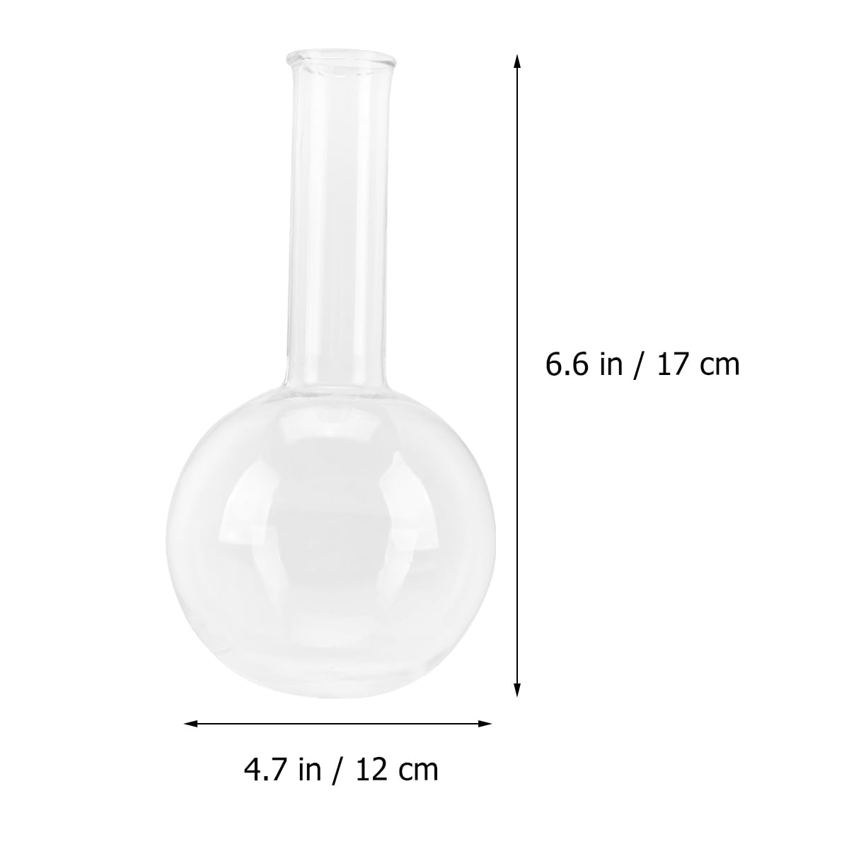 GSC International FRB2000-24-40 Round-Bottom Boiling Flask, 24/40 Ground Glass Joint, 2000ml