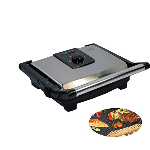 Preisvergleich Produktbild Royala Sandwich-Presse-Toasties für Küchenhaus Große Grillmaschine Multifunktionsfrühstücksmaschinen Gesundheit Lean Low Fat Sandwich-Toaster 2000 W, Schwarz