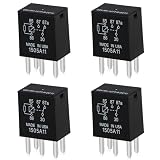 EVRBUL 4PCS 5pin Multi Purpose Relays Wiring Relay Compatible with Chevrolet Buick Pontiac Oldsmobile Cadillac...