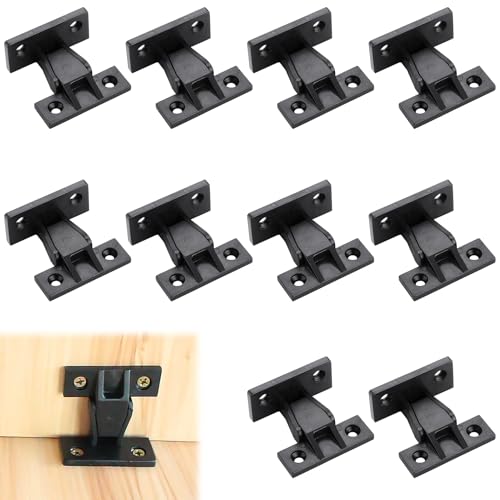 10 Pcs Kitchen Plinth Clips,Bath Panel Clips,Push In Plinth Fasteners Fittings Press Fit Panel Clip,Radiator Cover Fixings For Kitchen Cabinets Wardrobe Bed Table