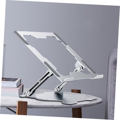 Soporte Ajustable para Laptop de Aleación de Aluminio plateado miniatura 5
