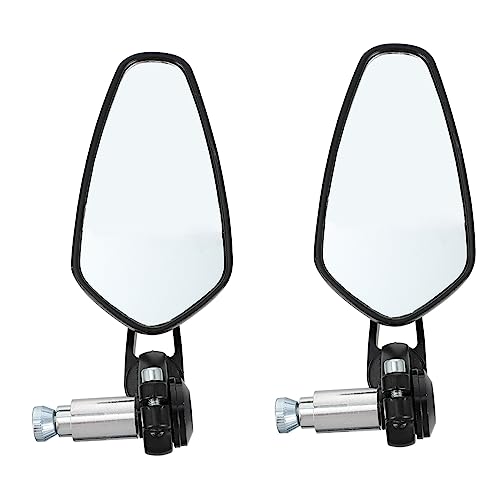 Healifty Rétroviseurs De Moto Bout De Guidon Rétroviseurs Latéraux Pour Vtt Avec Catadioptre Arrière Pivotant à Degrés