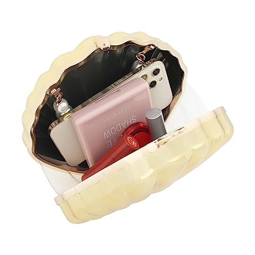 Image of Women Seashell Evening Bag Purse Mermaid Chain Strap Clutch Handbag Shoulder Bag | Seashell
